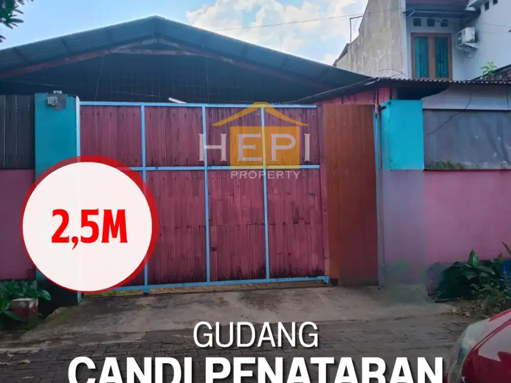 Dijual Gudang di Candi Penataran Semarang