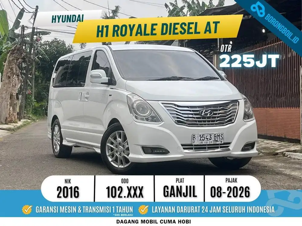 TERMURAH!!HYUNDAI H1 2.5 ROYALE DIESEL AT 2016