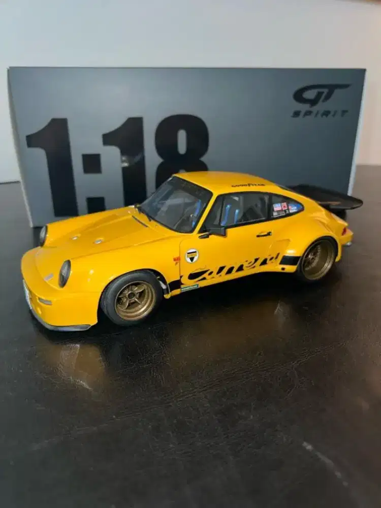 GT Spirit Porsche 911 RSR Hommage Yamanouchi GT394 Yellow Car Model