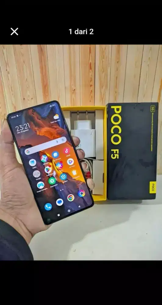 Poco F5 5G Nfc Ram 12/256 GB Fullset Ori Nominus