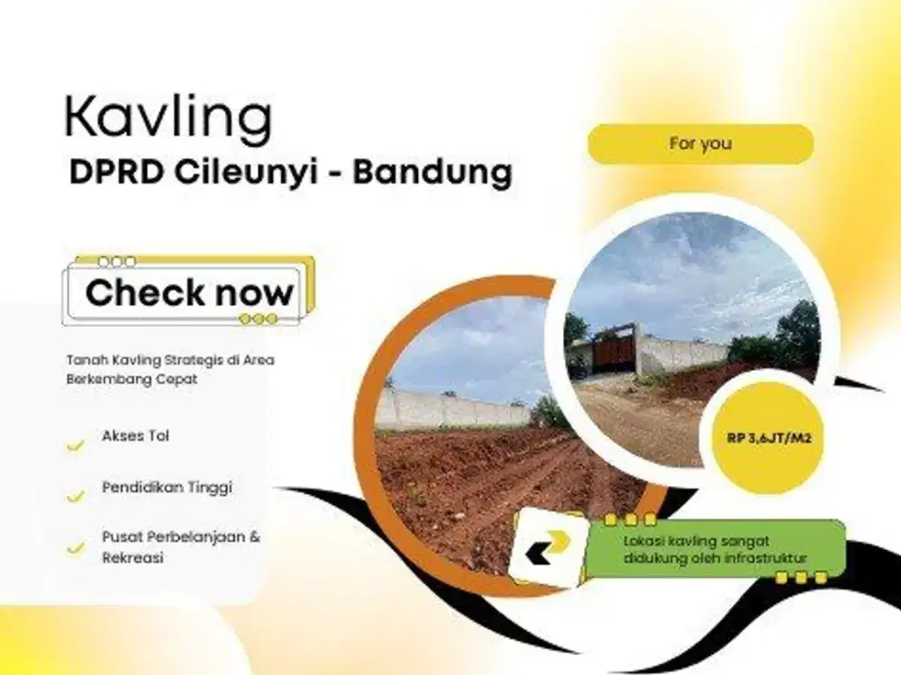 BELI STRATEGIS, UNTUNG FANTASTIS! Kavling A2 156m² Cileunyi. Unit Penutup Proyek!