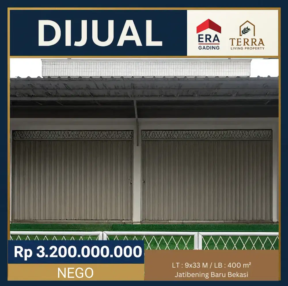 Jual Ruko Strategis Jatibening Baru Bekasi Pondok Gede Siap Pakai