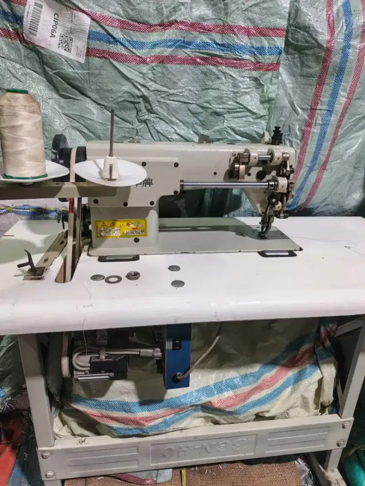 Mesin jahit terpal / wokking food