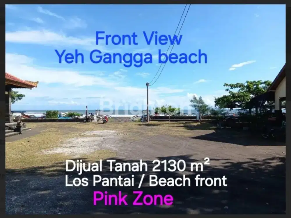 Tanah 2130m2 Beachfront Yeh Gangga Tabanan – Lokasi Premium, Harga Masih Masuk Akal (IZUK)