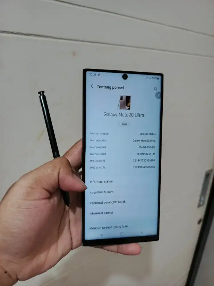 Samsung note 20 ultra