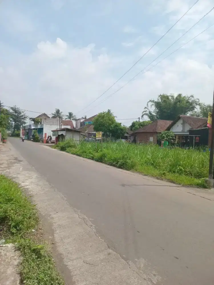 Tanah Strategis 0 Jalan Raya Tambakasri Arjowinangun Pojok 2Sisi jalan