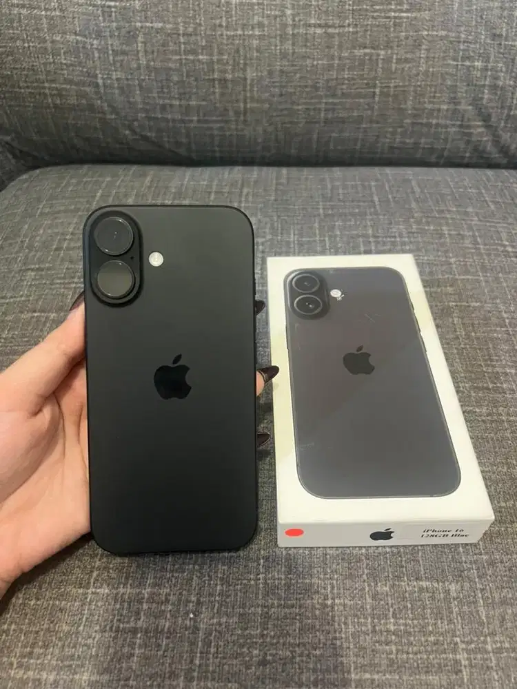 iPhone 16 128gb Black Garansi Resmi iBox Fullset Nominus