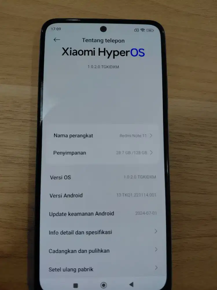 HP Xiaomi Redmi Note 11 8/128GB ( Second )