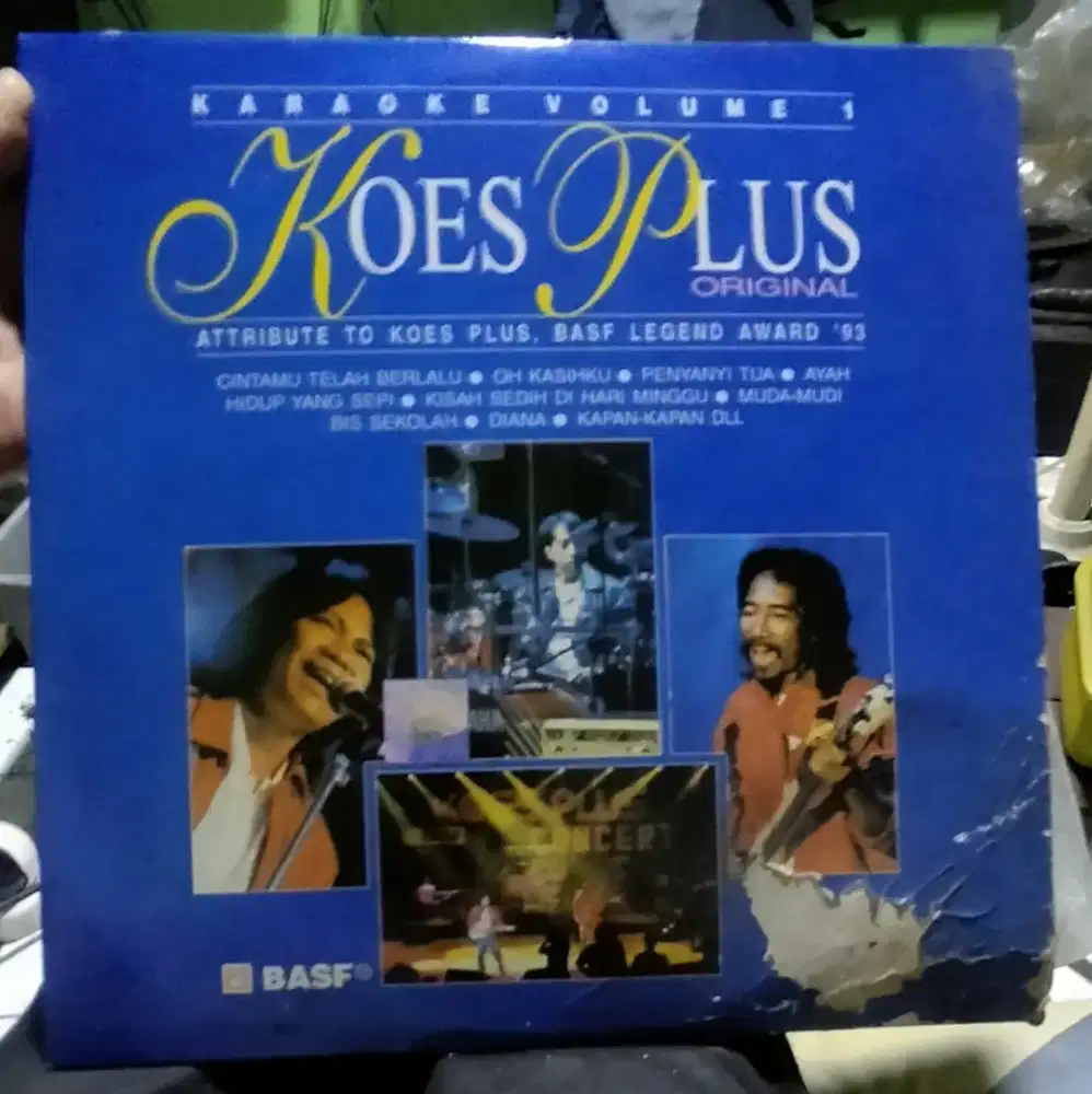 LD - ALBUM KOES PLUS NOSTALGIA KARAOKE LASERDISK PIRINGAN
