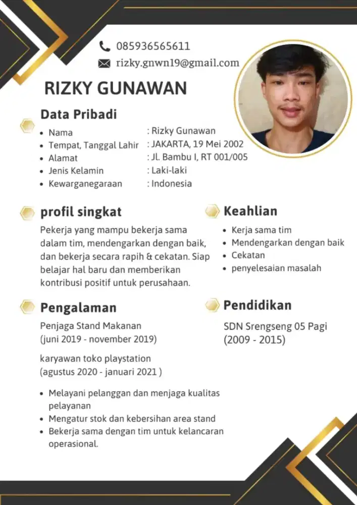 mencari pekerjaan untk saya