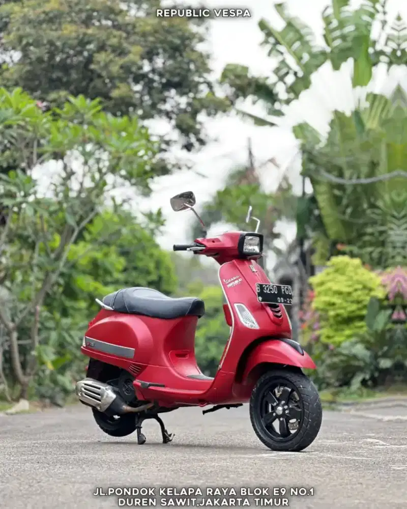 DIJUAL CEPAT PIAGGIO VESPA LX 125 IGET TH 2018 PERFECT CONDITION