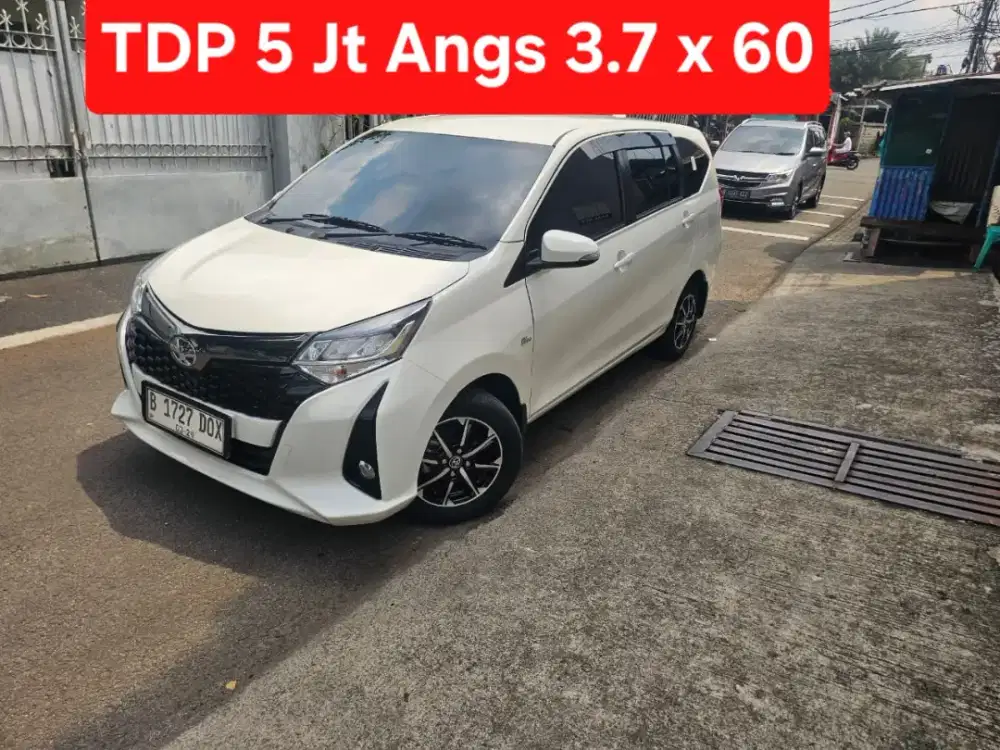 TDP 5 Jt Angs Termurah New Calya V 2024 Matic Putih Low Km Like New