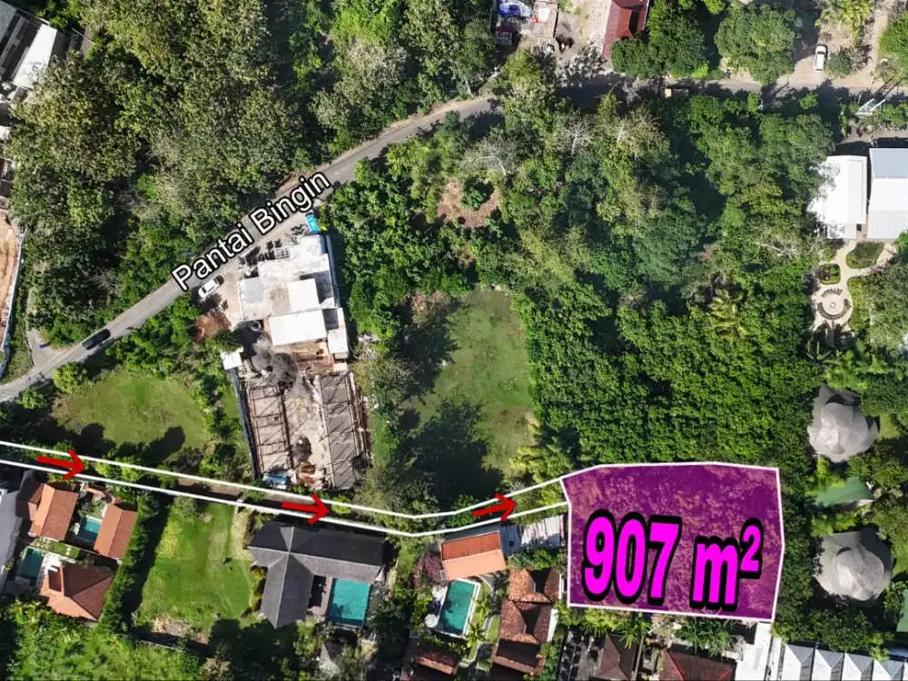 Tanah Komersial Strategis Dekat Pantai Bingin Uluwatu