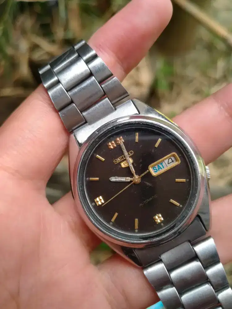 Seiko 5 7009 Black Dial Automatic Vintage
