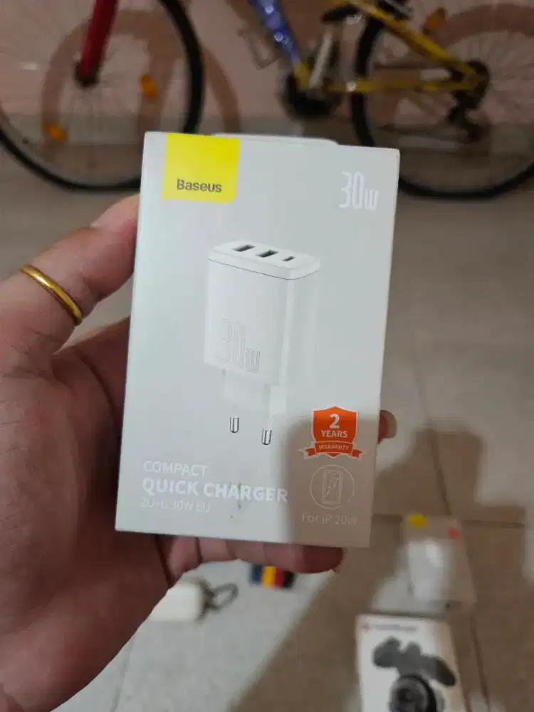 Charger 30W Fast Charging 3 Port Ori