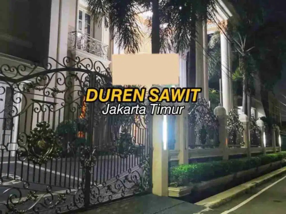 Dijual murah rumah mewah di duren sawit jakarta timur