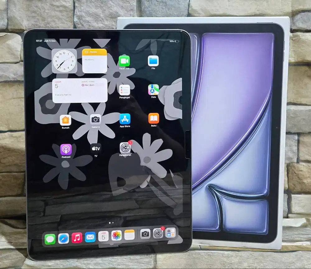 Ipad Air M2 11inch 128Gb BH 99% Resmi ibox Wifi Fulset segel mulus 98%