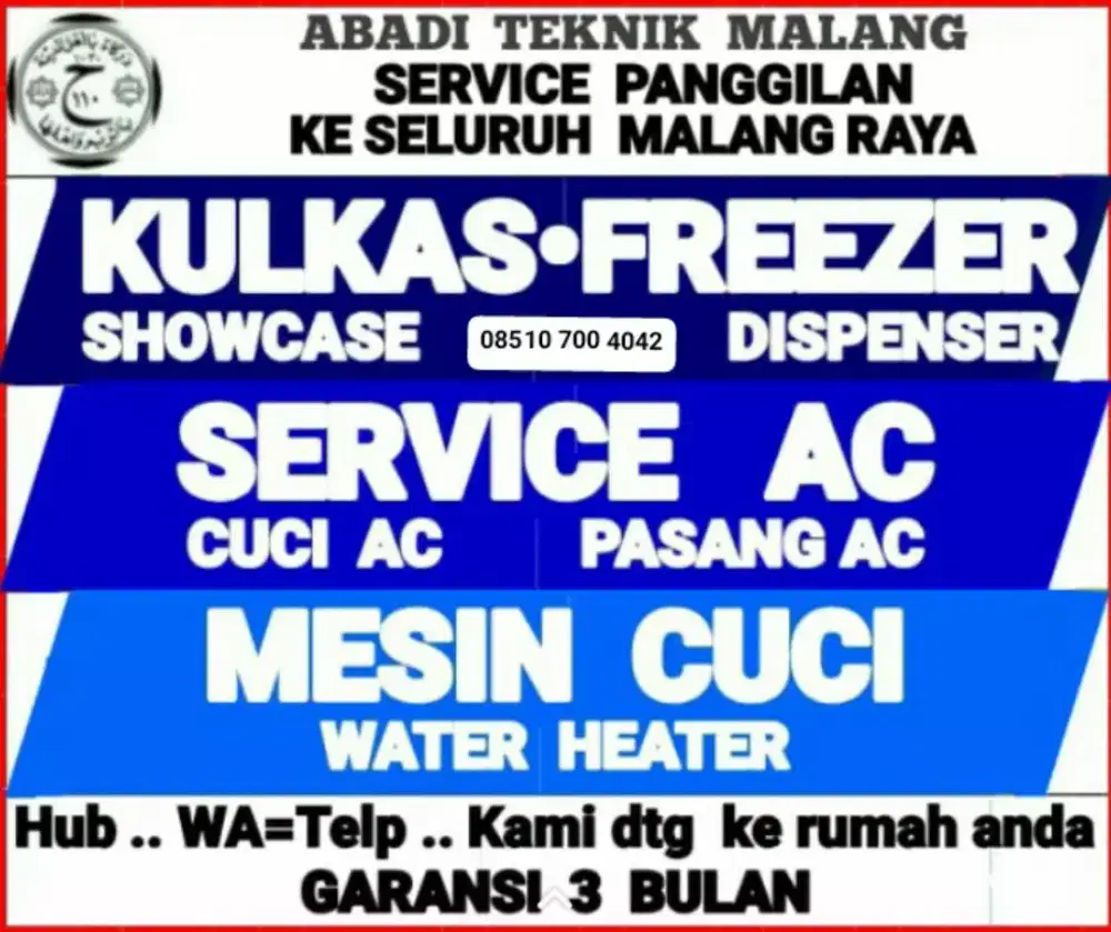 service kulkas ac (cuci ac-75) mesin cuci water hiter servis panggilan