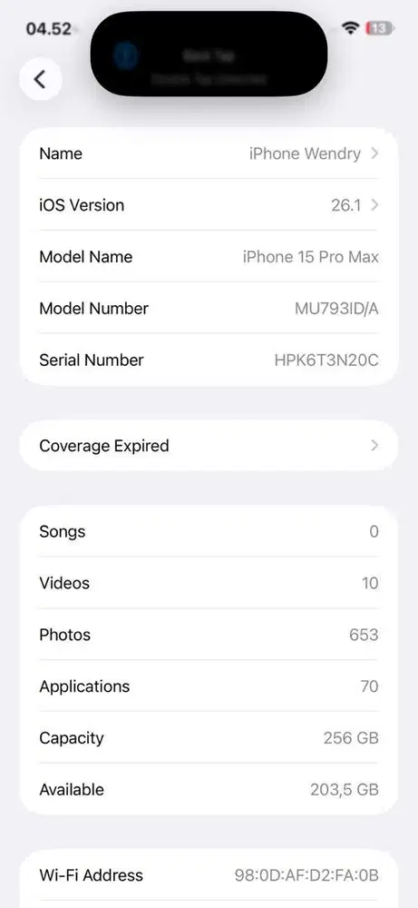 iphone 15 pro max grey titanium 256 gb digimap