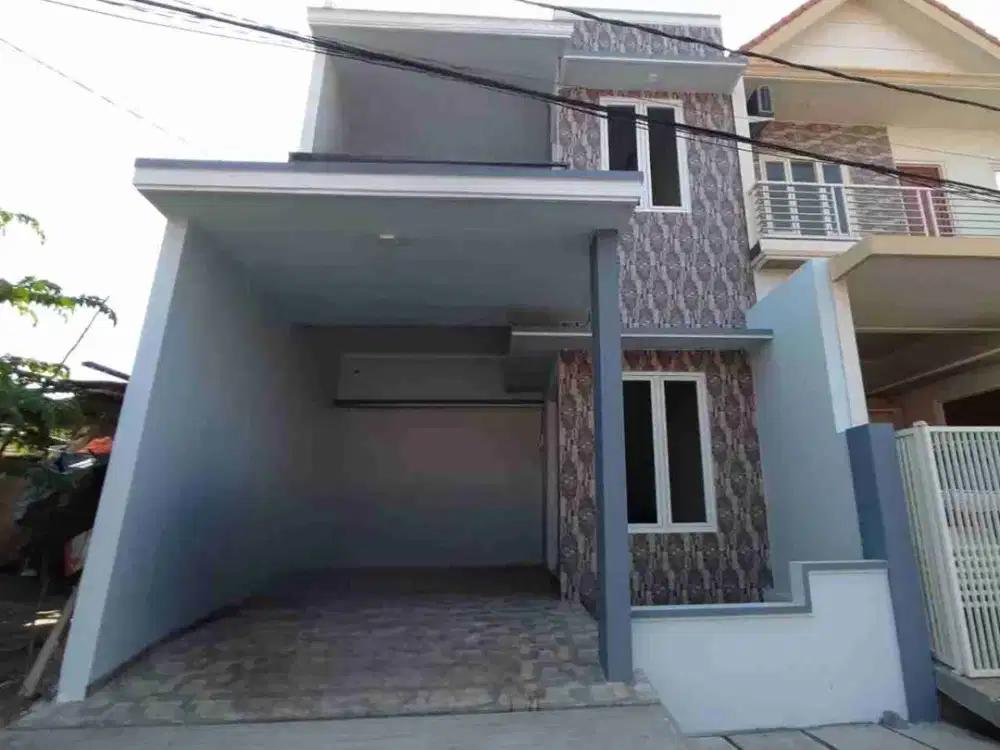 MEDOKAN ASRI ROW 3 Mobil ‼️ Rumah Baru Berkualitas Rungkut Bebas Banjir dekat Pandugo