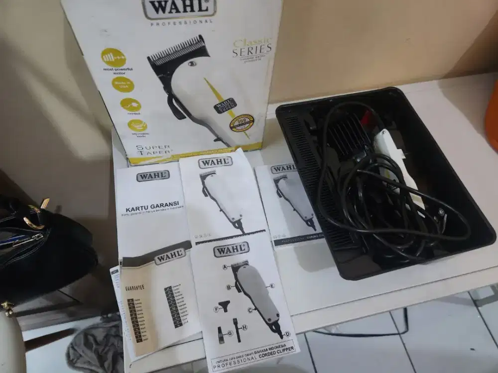 WAHL Alat cukur Rambut berkabel, untuk usaha salon, pangkas rambut