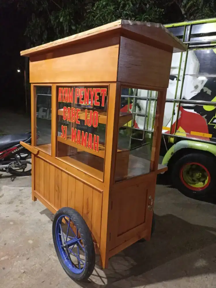 Gerobak Angkringan jg Melayani Pesanan Grobak Bakso Mie Bubur Sate dlL