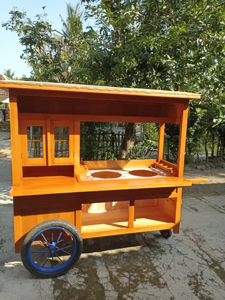 Gerobak Angkringan jg Melayani Pesanan Grobak Bakso Mie Bubur Sate dlL