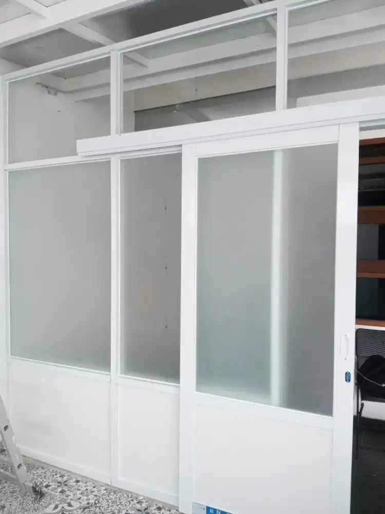 Kusen jendela pintu aluminium dan kaca