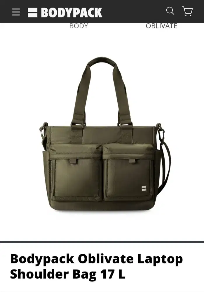 TAS LAPTOP BODYPACK ORI 17 L