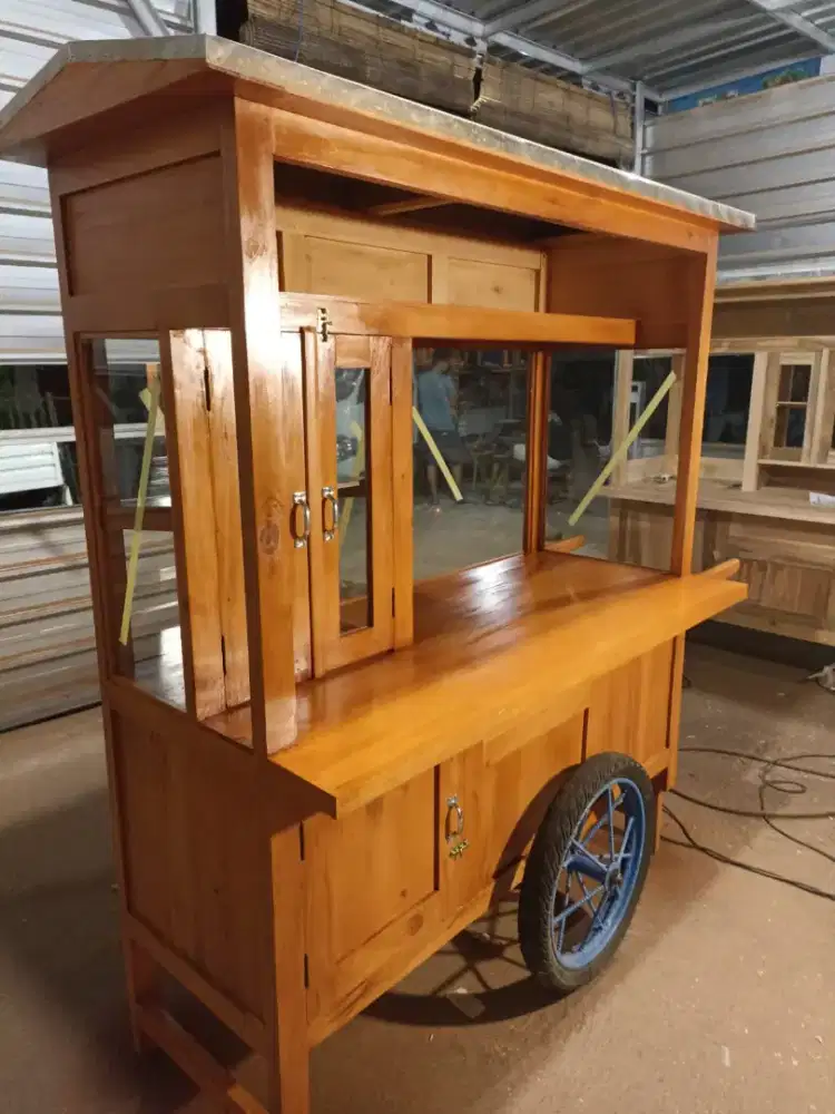 Gerobak Angkringan jg Melayani Pesanan Grobak Bakso Mie Bubur Sate dlL