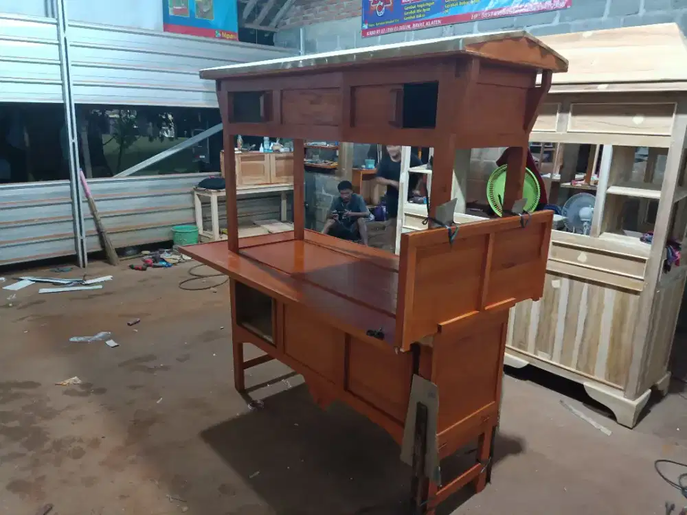 Gerobak Angkringan jg Melayani Pesanan Grobak Bakso Mie Bubur Sate dlL