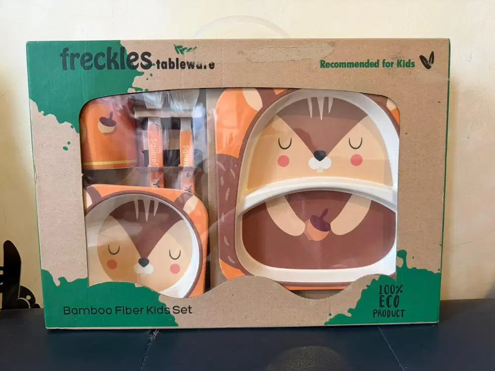 FRECKLES tableware bamboo feeding set Original