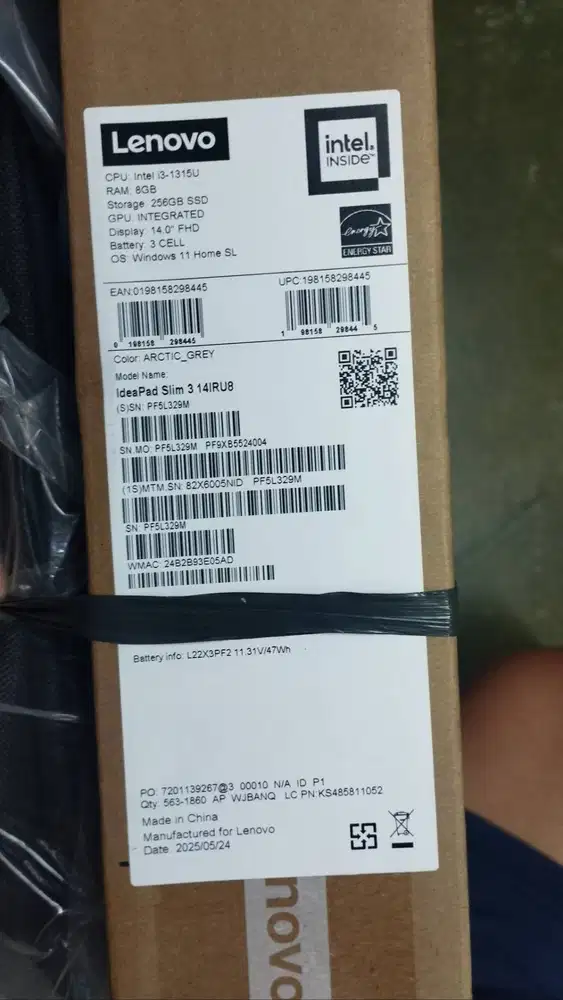 Laptop Lenovo Ideapad slim 3 14IRU8