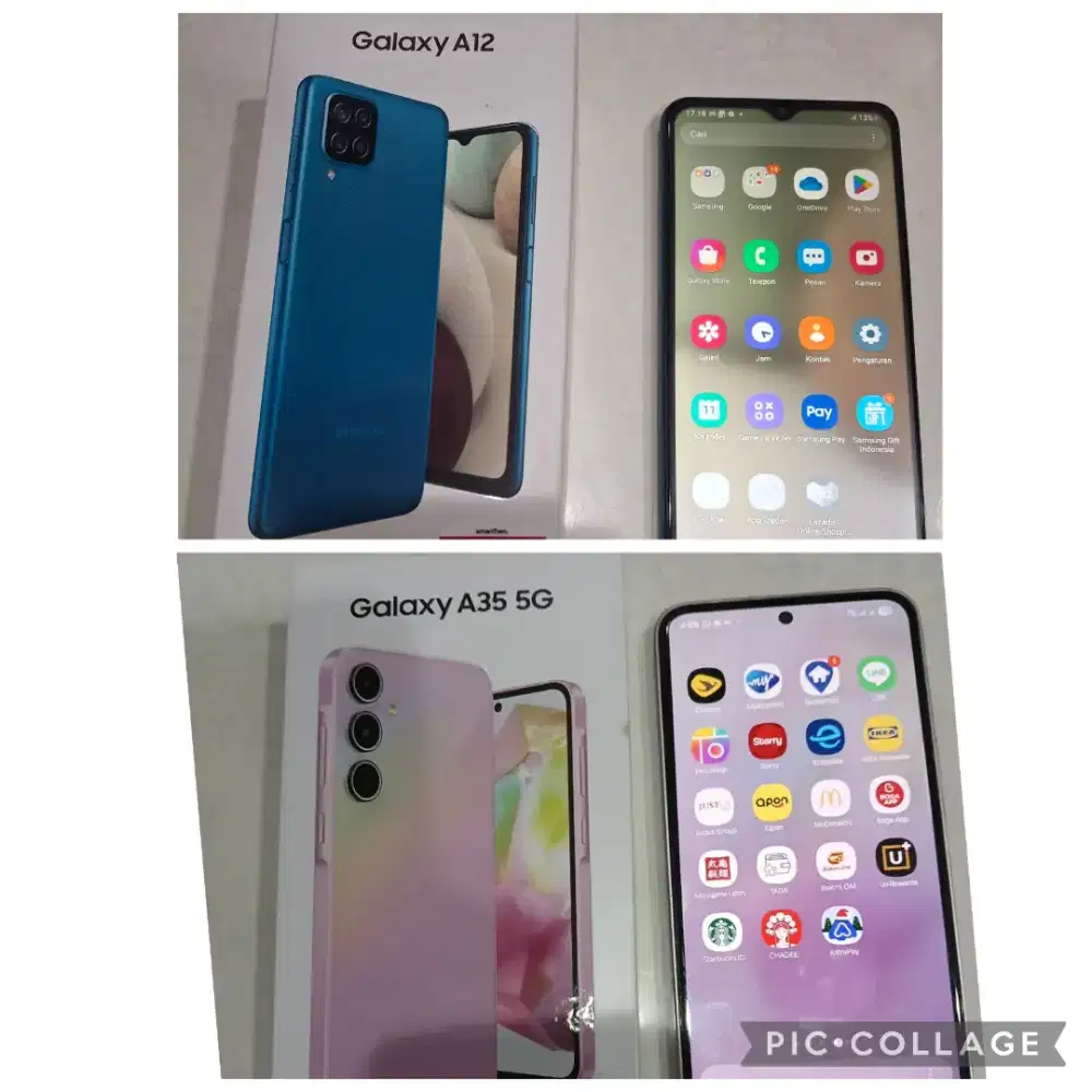 Samsung A35 5G 8/256GB & Samsung A12 ( 6/128GB )