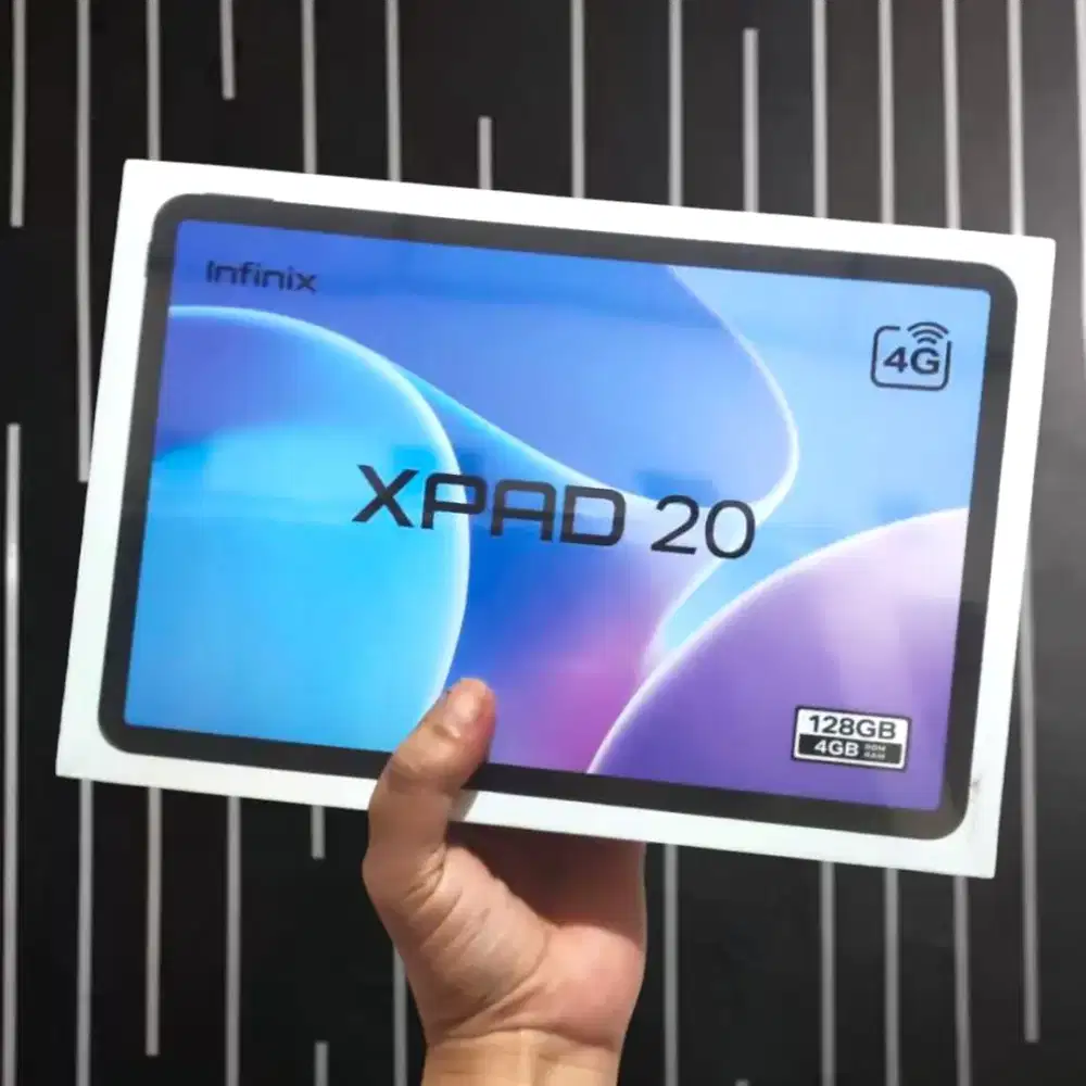 INFINIX XPAD 20 4GB/128GB 4G LTE BARU SEGEL BOX GARANSI RESMI