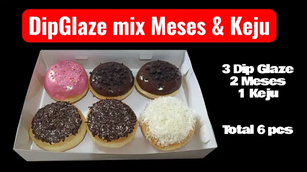 Donat Okto mix dipglaze 6 pcs
