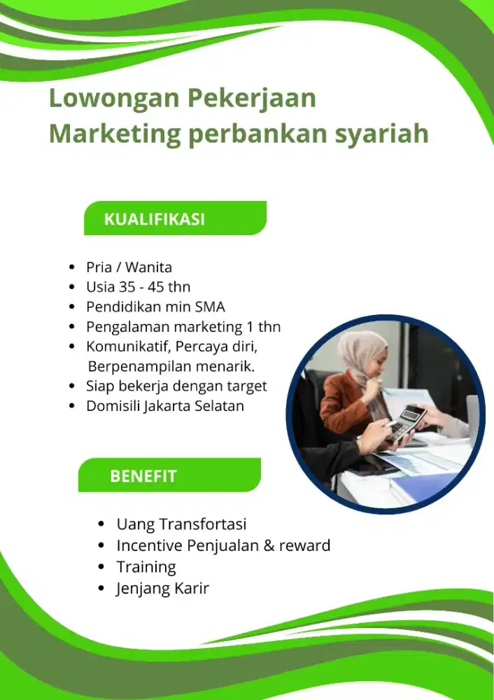 Dibutuhkan Marketing Perbankan Syariah