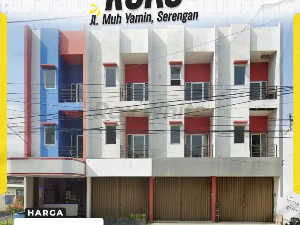Dijual Ruko 3Strategis  lantai di Jl Muh Yamin Serengan