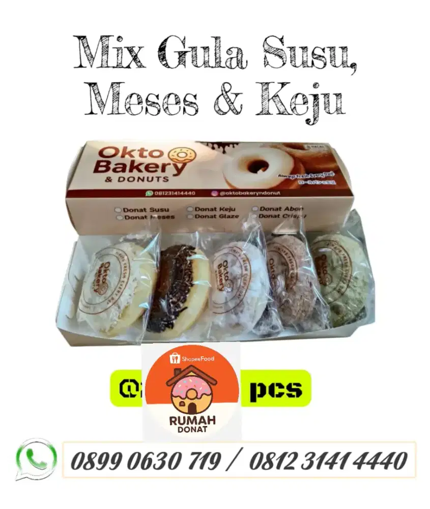 Donat Okto mix 4pcs