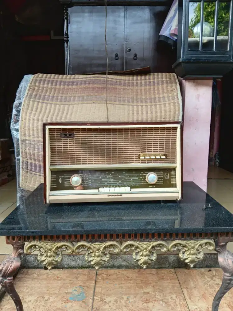 radio antik tabung tube philips ralin made in holand