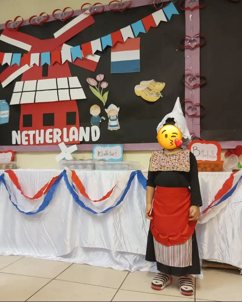 Kostum belanda anak cewek