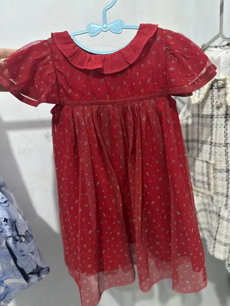 Dress merah merk NEXT