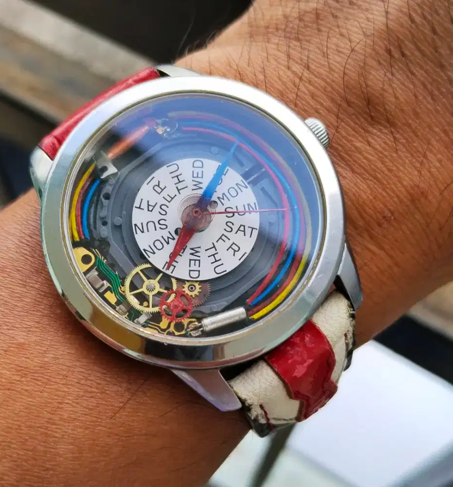 Jam alba quartz dial modif unik lawas bekas vintage antik jadul