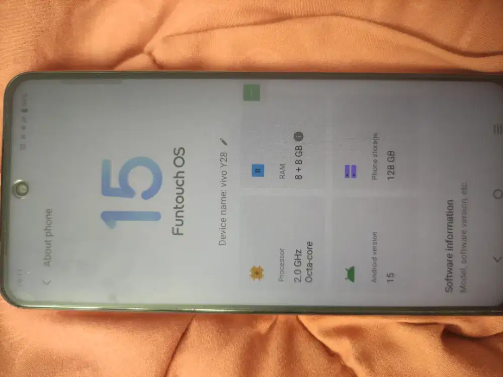 Vivo y28 second