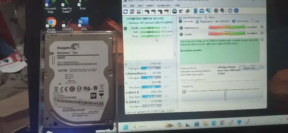 Harddisk hardisk Hdd Laptop 2.5 500 GB. Seagate ,100/100 Garansi