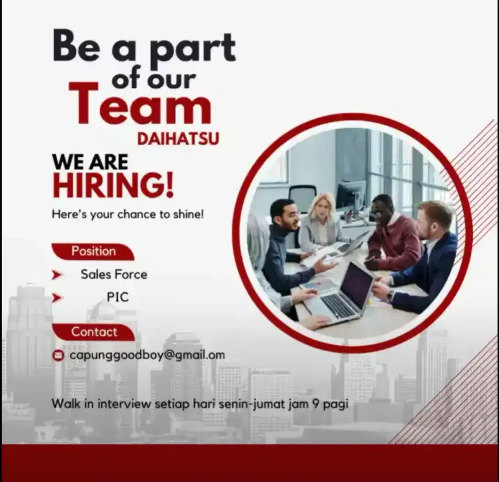 Dicari Sales Counter dan Sales Man