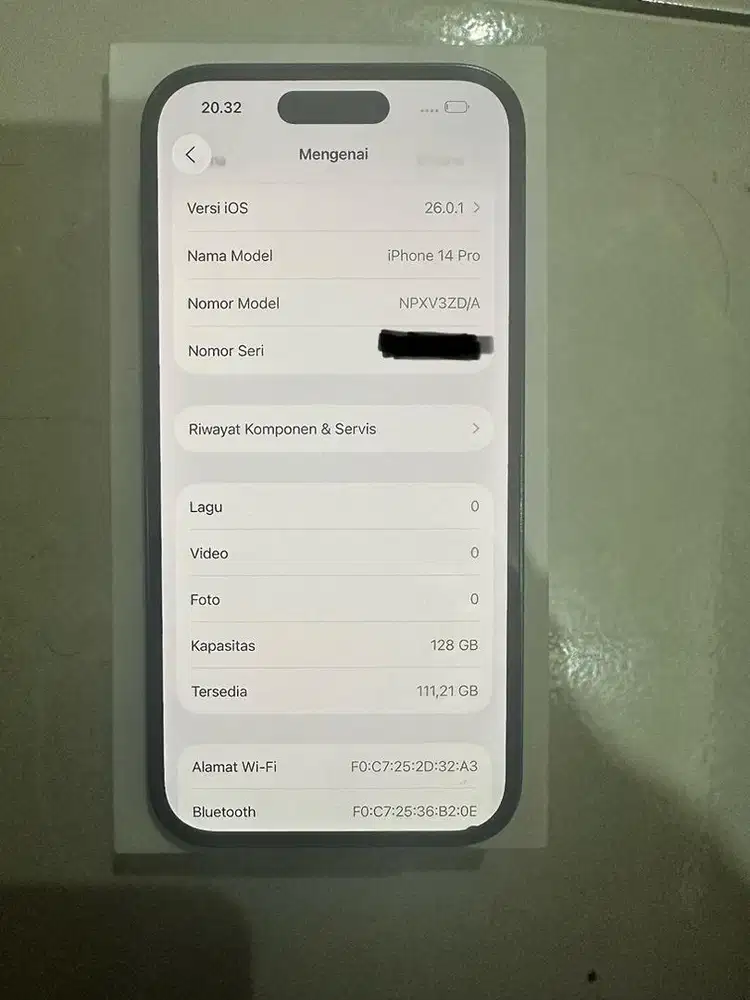 Iphone 14 Pro 128 Inter Fullset