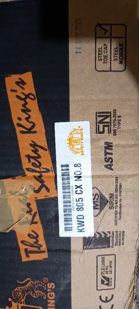 Dijual Sepatu Safety Merk King No.8/42