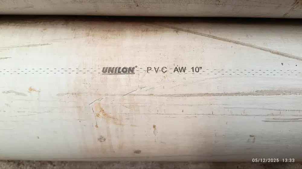 Pipa PVC AW diameter 10 inch merk Unilon