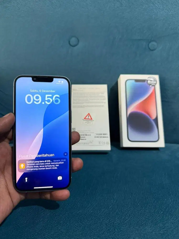 Iphone 14 128gb iBox BH 100% garansi september 2026